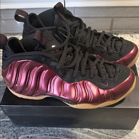 Nike Metallic Red Foamposite Sneakers main image 6